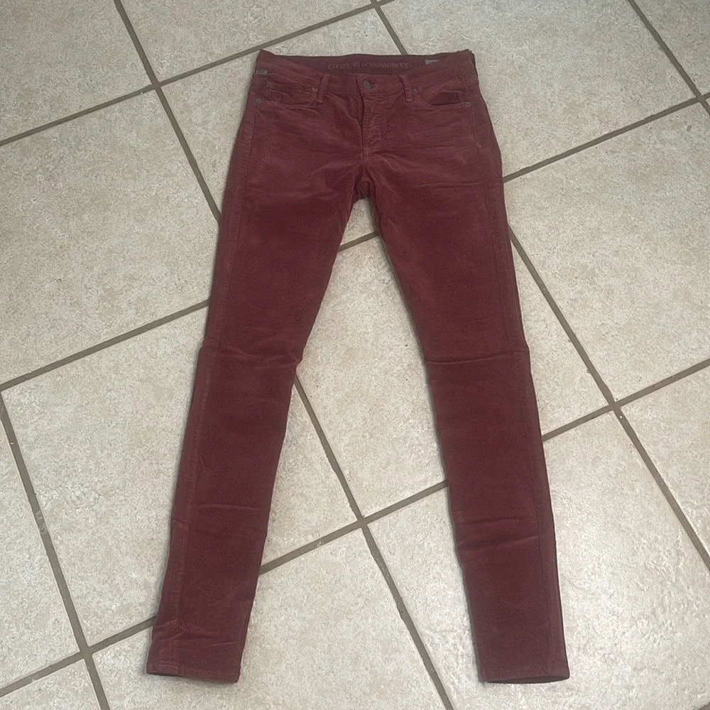 Host Pick! Citizens of Humanity Corduroy Low Rise Skinny Jeans - Picture 6 of 12
